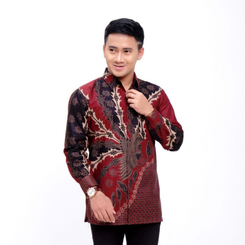 kemeja formal batik kemeja nikahan M L XL XXL