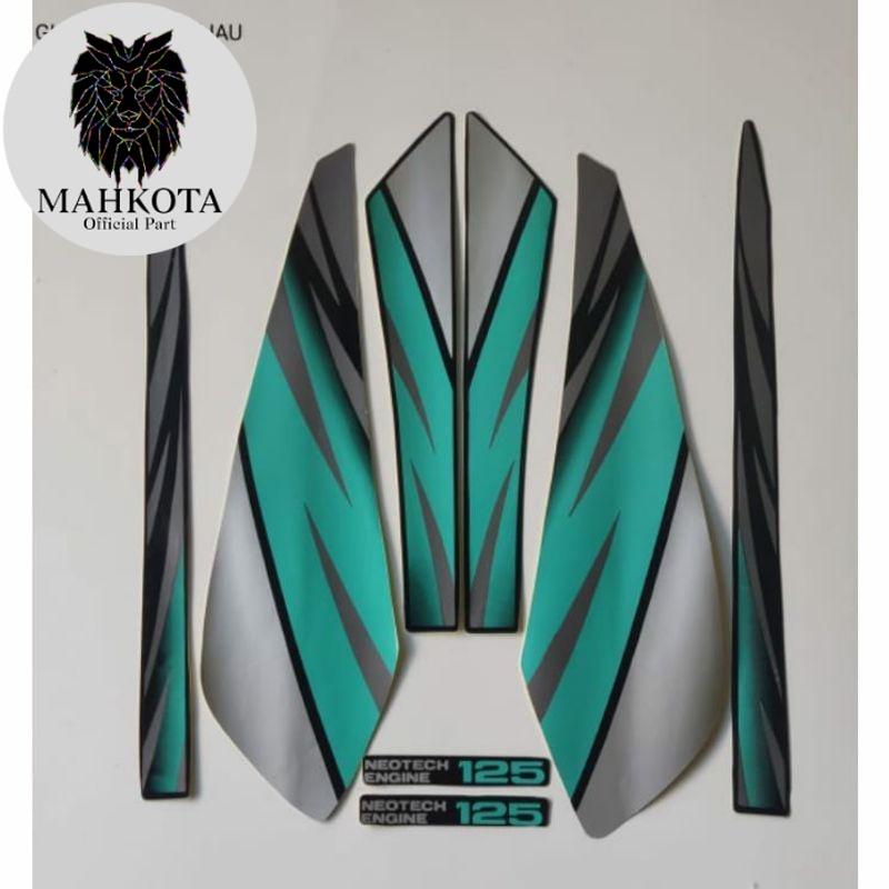 Striping Stiker Polet Sepeda Motor List honda GL MAX  GLMAX 1996 1997 BIRU TOSCA  gl max tahun 96 97