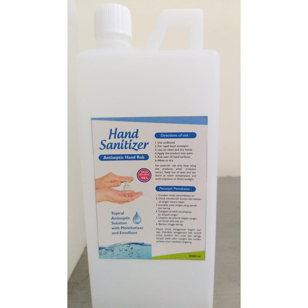 Hand Sanitizer Antiseptic Hand Rub - 1000ml