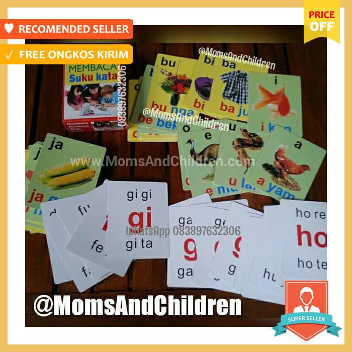 Flashcard | Kartu Pintar Membaca Suku Kata