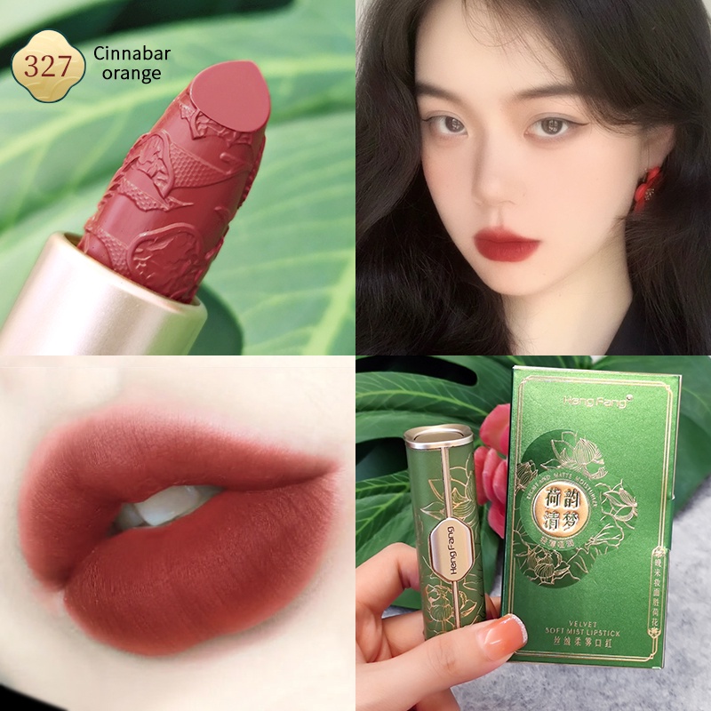 Lip Heng Fang Lipstik Ukiran Mate Super Elegant dan Klasik bisa Cod