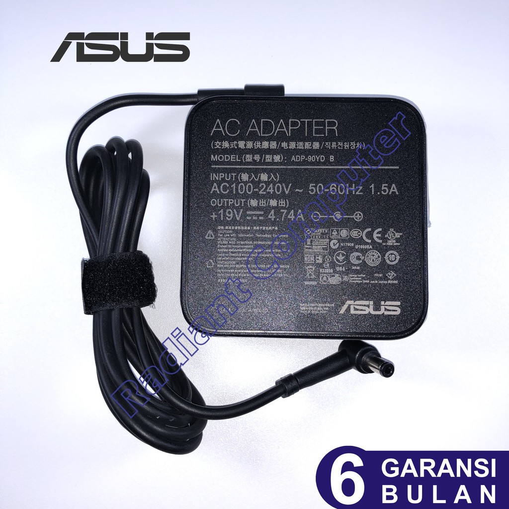 Adaptor Asus 19V 4.74A, 5.5*2.5mm model kotak