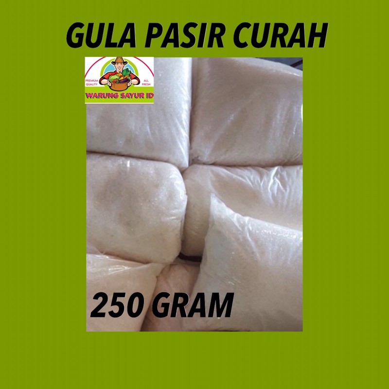 

WARUNG SAYUR ID | GULA PASIR CURAH 250 GRAM