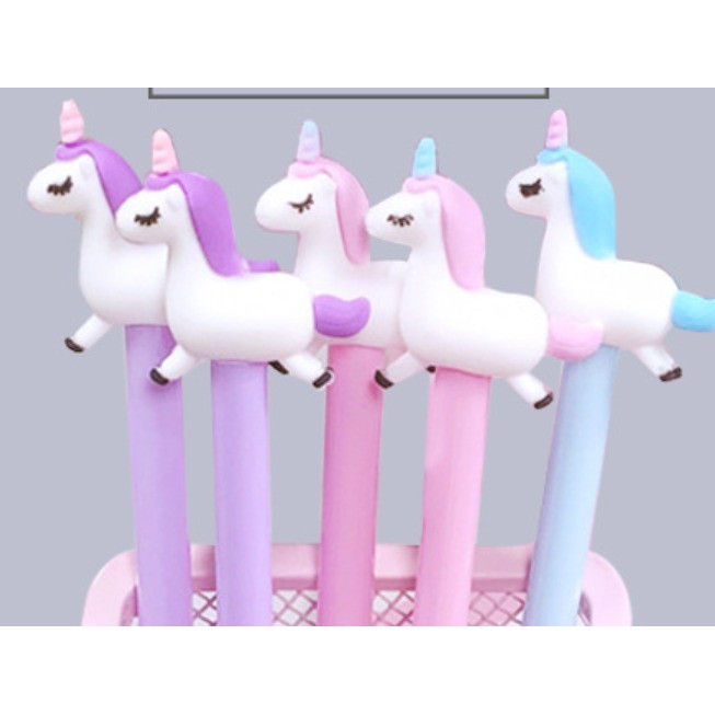 INFY - PENA UNICORN FULL BODY PEN GEL  KARAKTER UNICORN PULPEN UNICORN LUCU COD MURAH R207