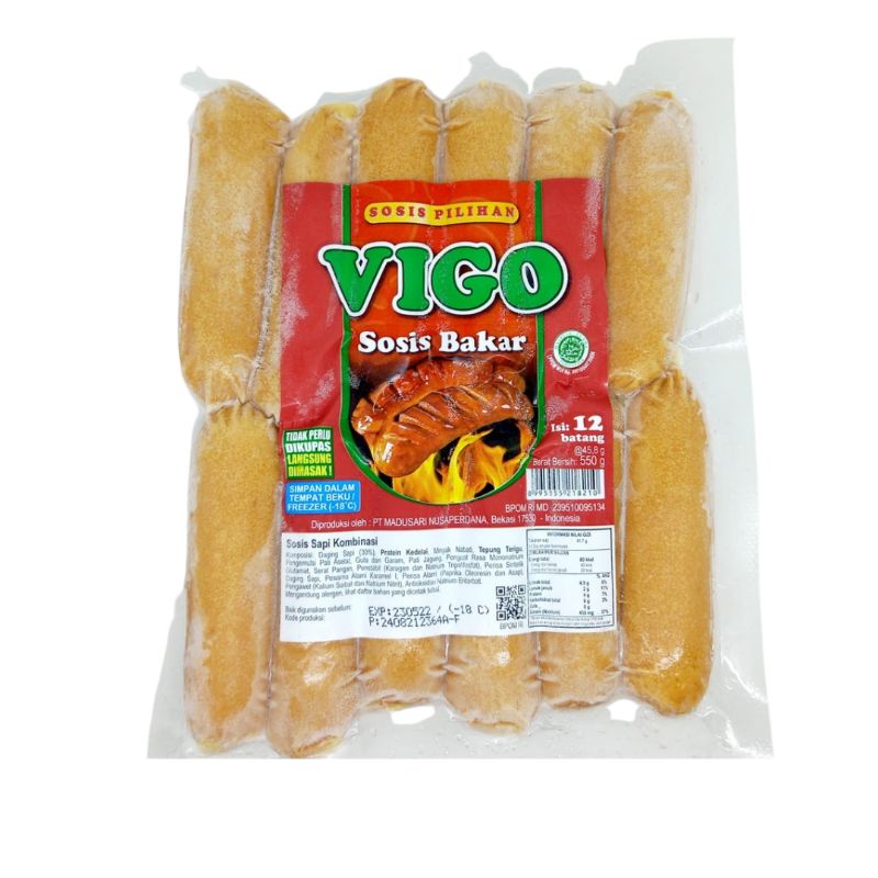 

Sosis Bakar Vigo isi 12 pcs