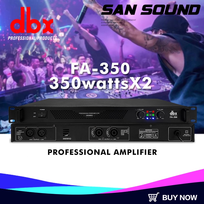 [COD] DBX FA-350 Power Amplifier 2 channel RMS 350W + 350W high power murni post-stage digital power