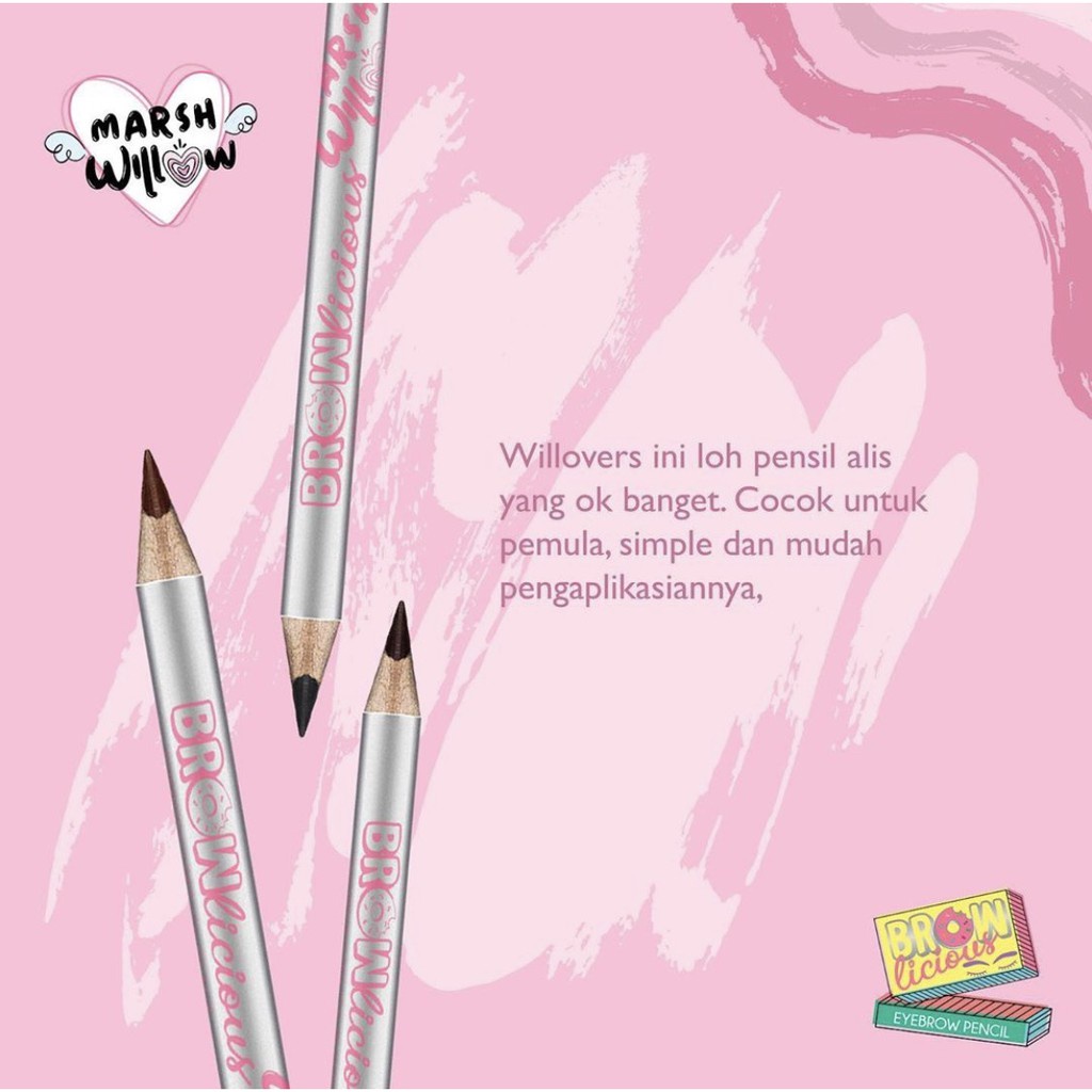 MarshWillow Brownlicious Eyebrow Pencil | Matic Eyebrow Pensil Alis by Natasha Wilona BPOM