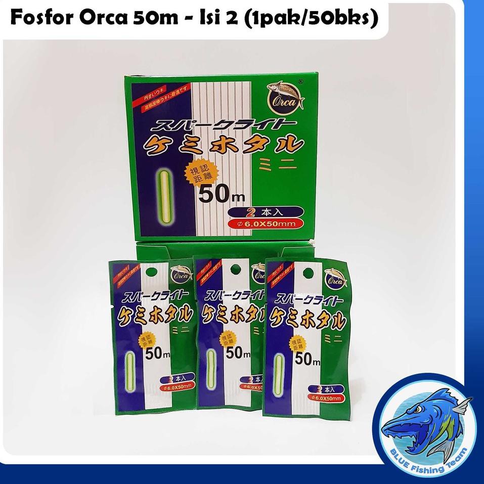 

Fosfor Orca 50m Isi 2 (1pak/50bks) - biru_team (ART. 43)