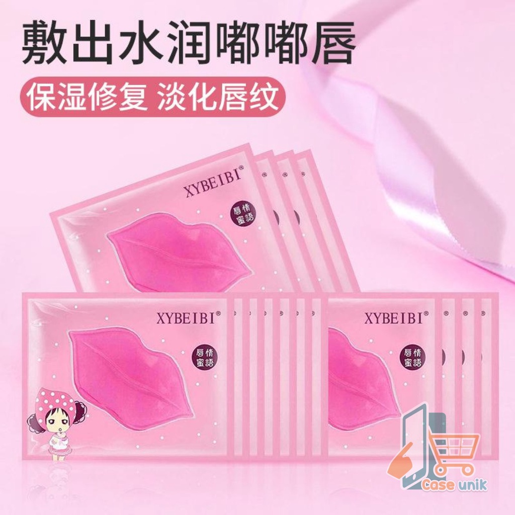 RT41 MASKER BIBIR LIP MASK LIPMASK PELEMBAB BIBIR ANTI KERING PINK COLLAGEN MOISTURIZING MOIST CS3639