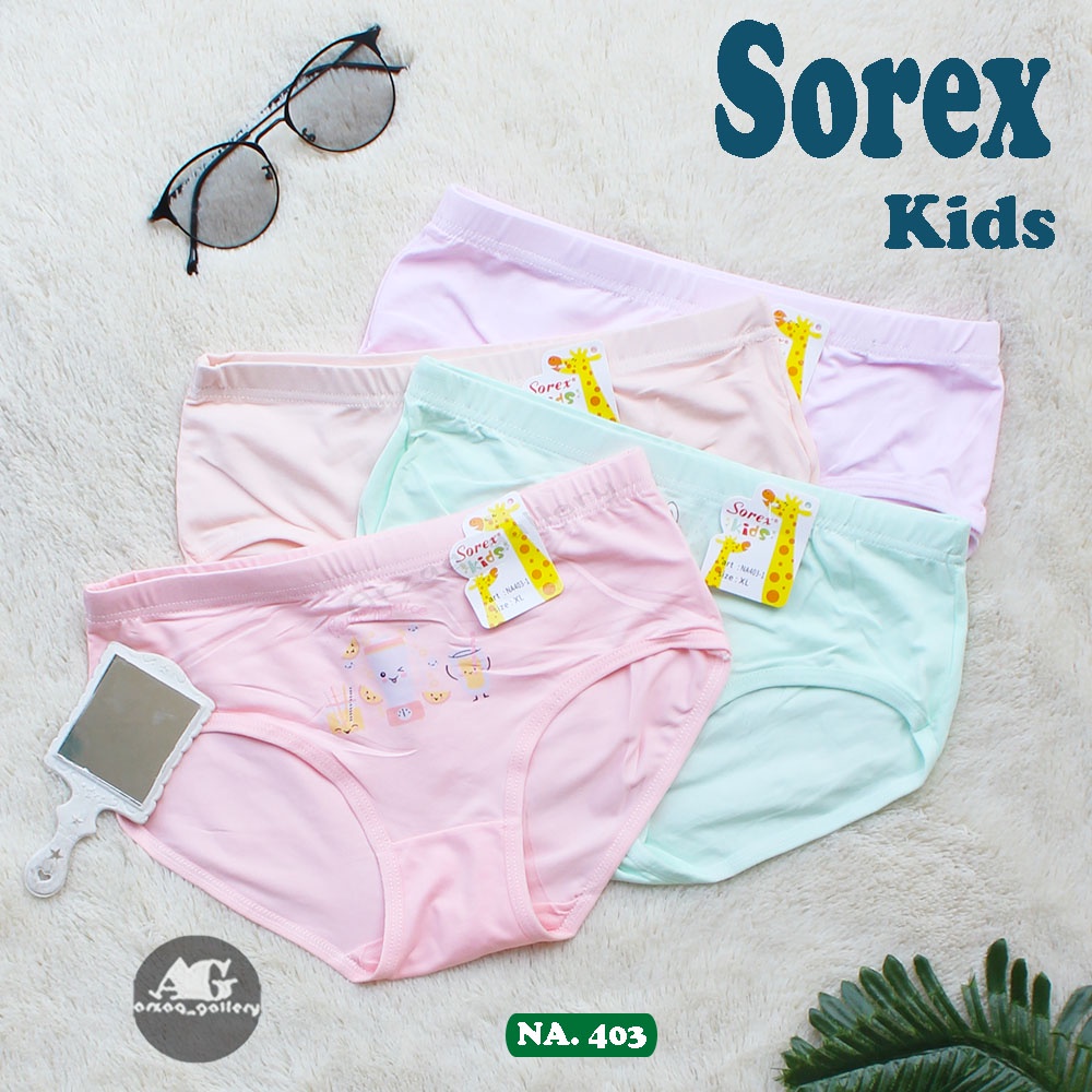 Grosir   SOREX KIDS CD Celana Dalam Anak Segitiga Super Soft | Sorex NA403 | Pakaian Dalam Anak | Fashion Anak | Cd Anak |