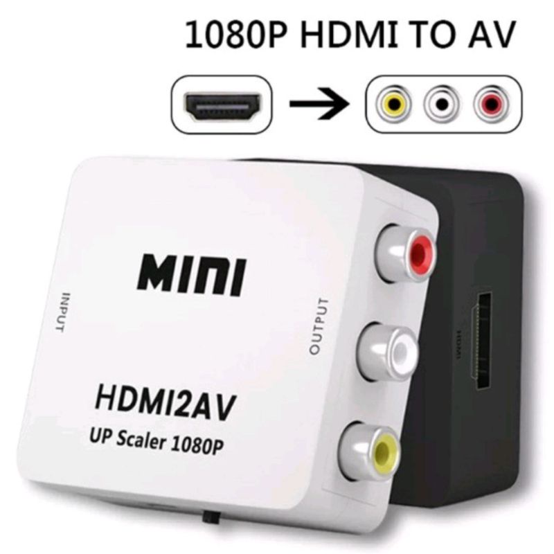 HDMI TO AV RCA ADAPTER MINI HDMI2AV / CONVERTER HDMI TO RCA FULL HD