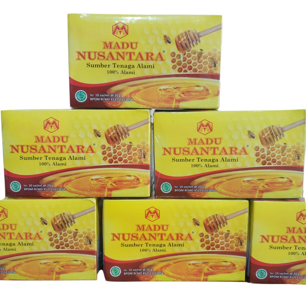 

MADU NUSANTARA 20gr x 10 Sachet (1 Box) / Sumber Tenaga Alami