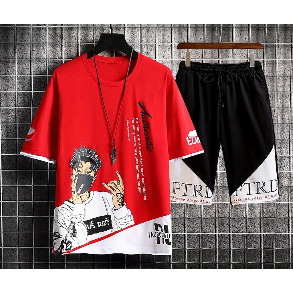 AMOSJKT28/SETELAN URUS/SETELAN 1SET/SETELAN LENGAN PENDEK