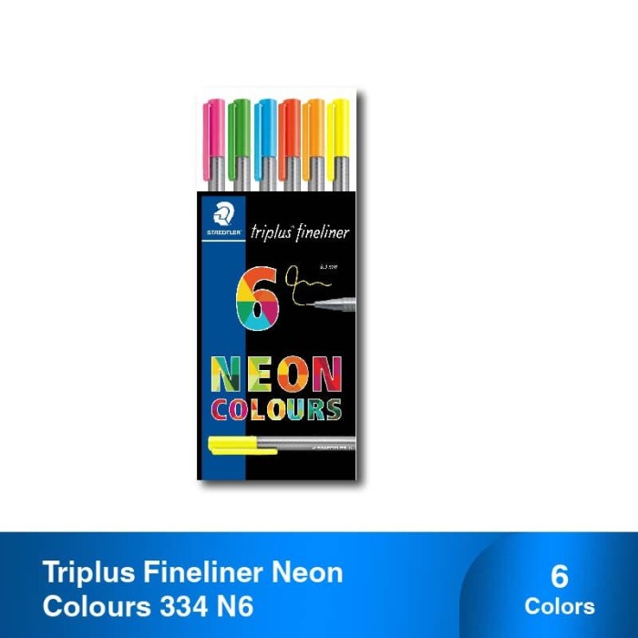 

Staedtler Triplus Fineliner Neon Colours 334 N6