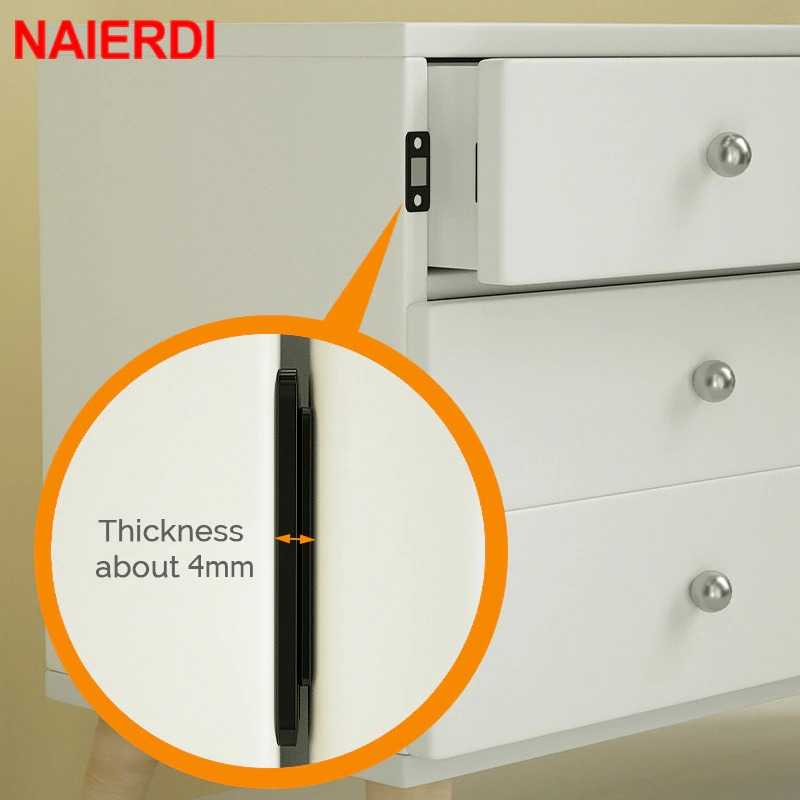 TD-AD1 NAIERDI Penahan Pintu Magnetic Cabinet Door Stop Catches Closer DS-08