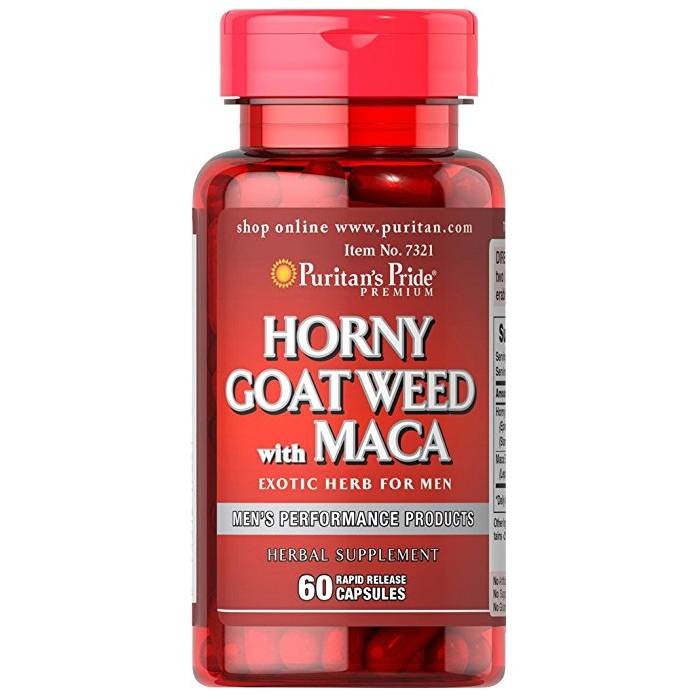 HORNY GOAT WEED with Maca 500 mg / 75 mg- 60 Caps USA ORI
