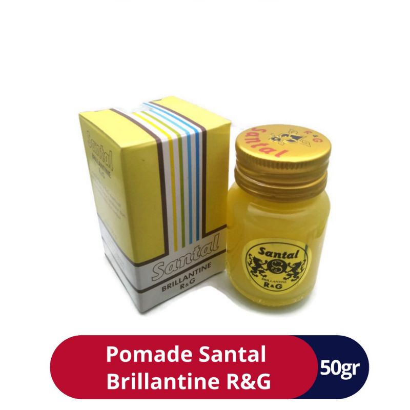 SANTAL Brillantine Pomade/Minyak Rambut 50 Gram