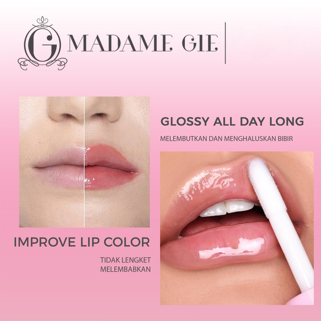 Madame Gie Lippie Slick (Lip Gloss) Original BPOM