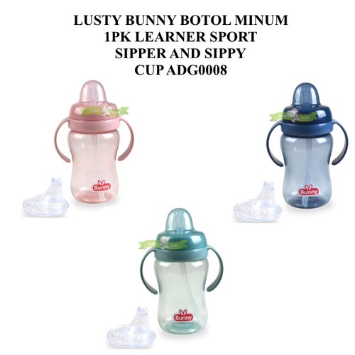 *FRAULEINCO* Lusty Bunny ADG-0005 Training Cup Straw Botol Minum Sedotan 180ml / ADG-0008 BOTOL MICKEY