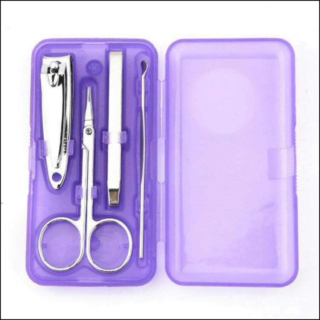 (BISA COD) 4 In 1 Set Gunting Kuku Bahan Stainless Steel Untuk Manicure