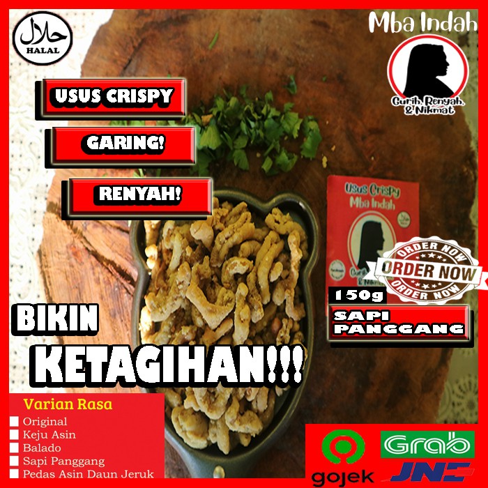 

MAKANAN USUS CRISPY MBA INDAH GURIH KRIPIK USUS KRISPI KERIPIK MURAH ENAK MAKANAN RINGAN VARIAN RASA