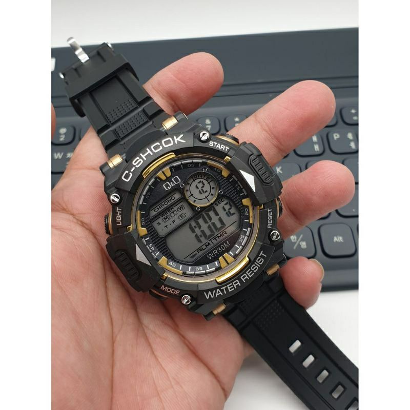 Jam tangan pria digital c shock water