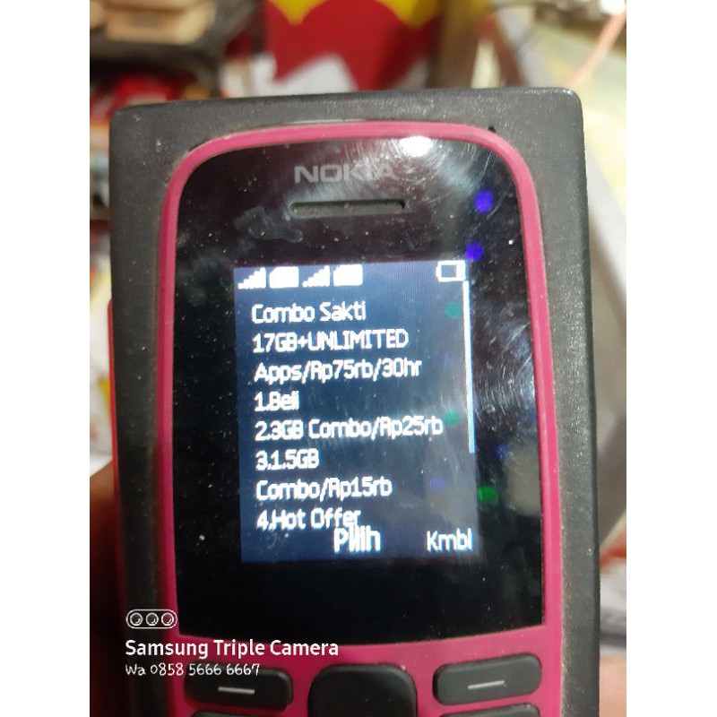 Nomor cantik as telkomsel 4G promo sakti combo 15gb