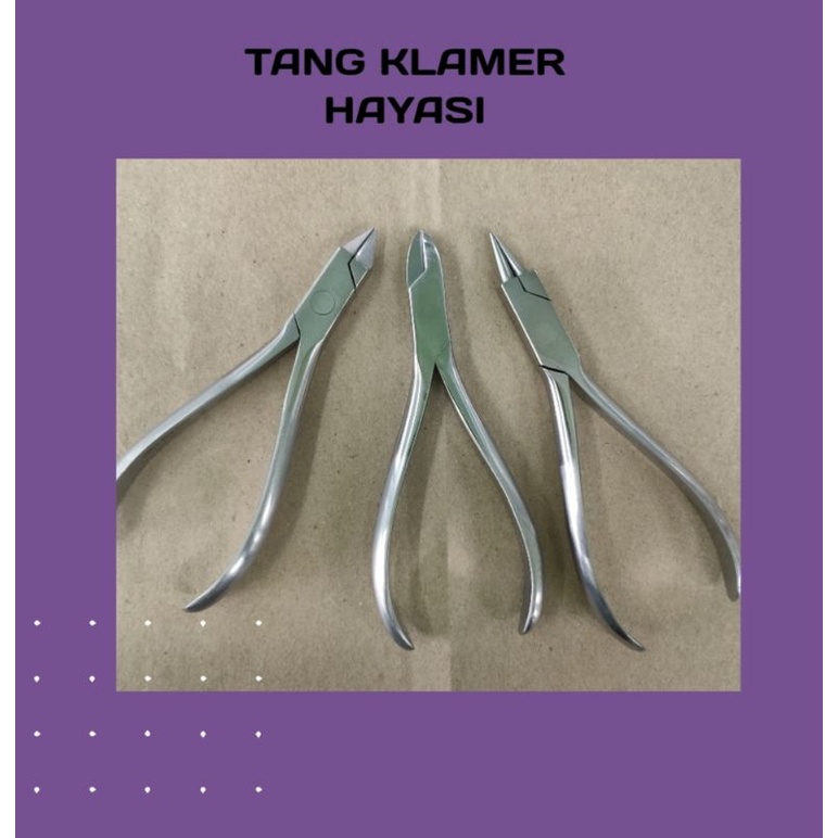 ~AHHA~ TANG KLAMER HAYASI/ADAM PANJANG/3 JARI/COIL