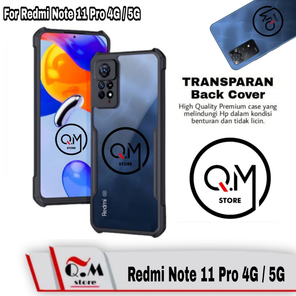 Case Xiaomi Redmi Note 11 Pro 4G / Note 11 Pro 5G Airbag Shockproof Transparent