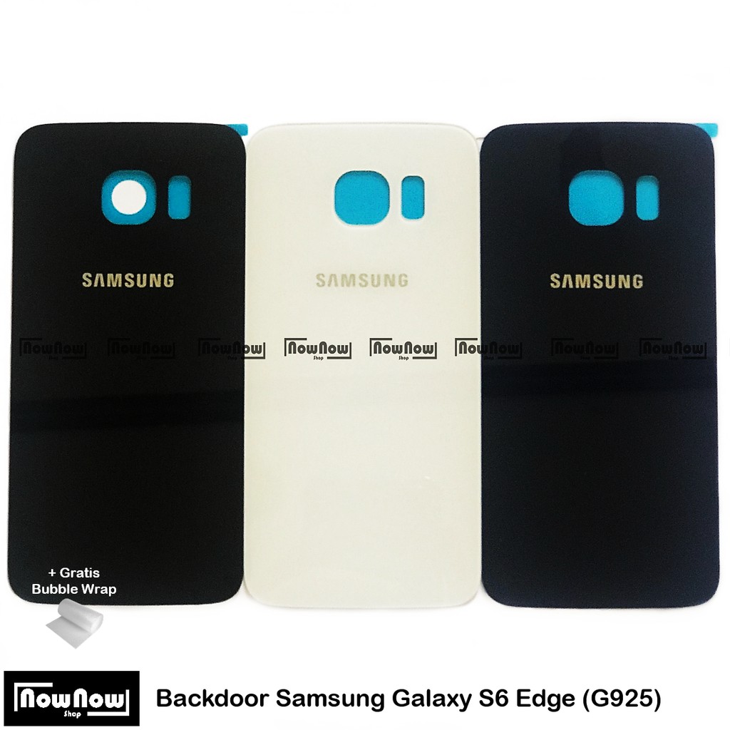 Backdoor Tutup Belakang Baterai Back Cover Casing Samsung Galaxy S6 Edge G925