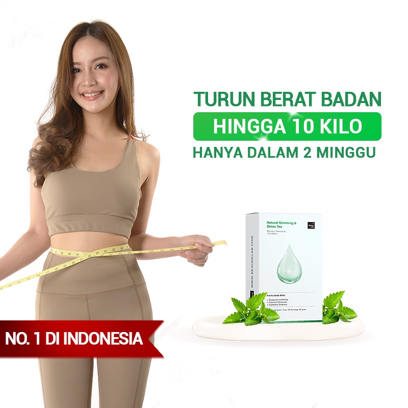 NEWLAB / BEAUDELAB TEH DIET DETOKS | Suplemen Pelangsing Herbal Rasa Greentea | Slimming, Diet &amp; Detox Green Tea | Beautylab Official