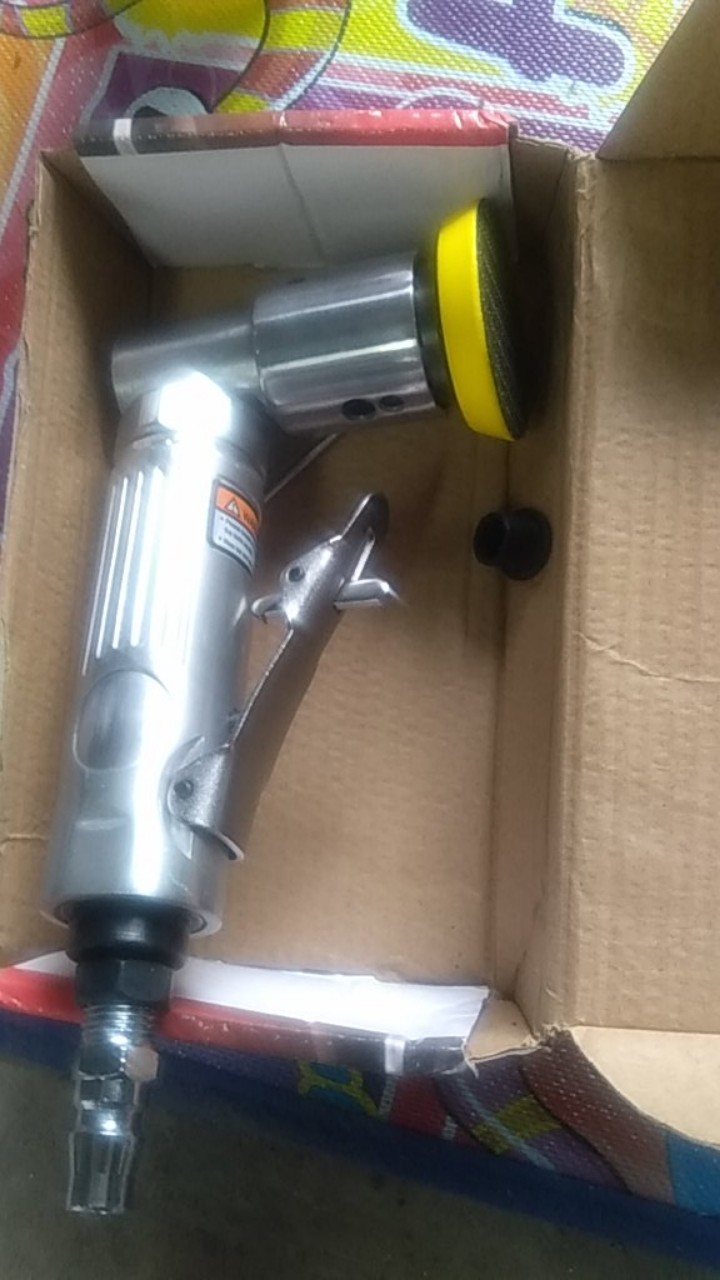 90 Degree Air Polisher Orbital Sander Pneumatic Polisher