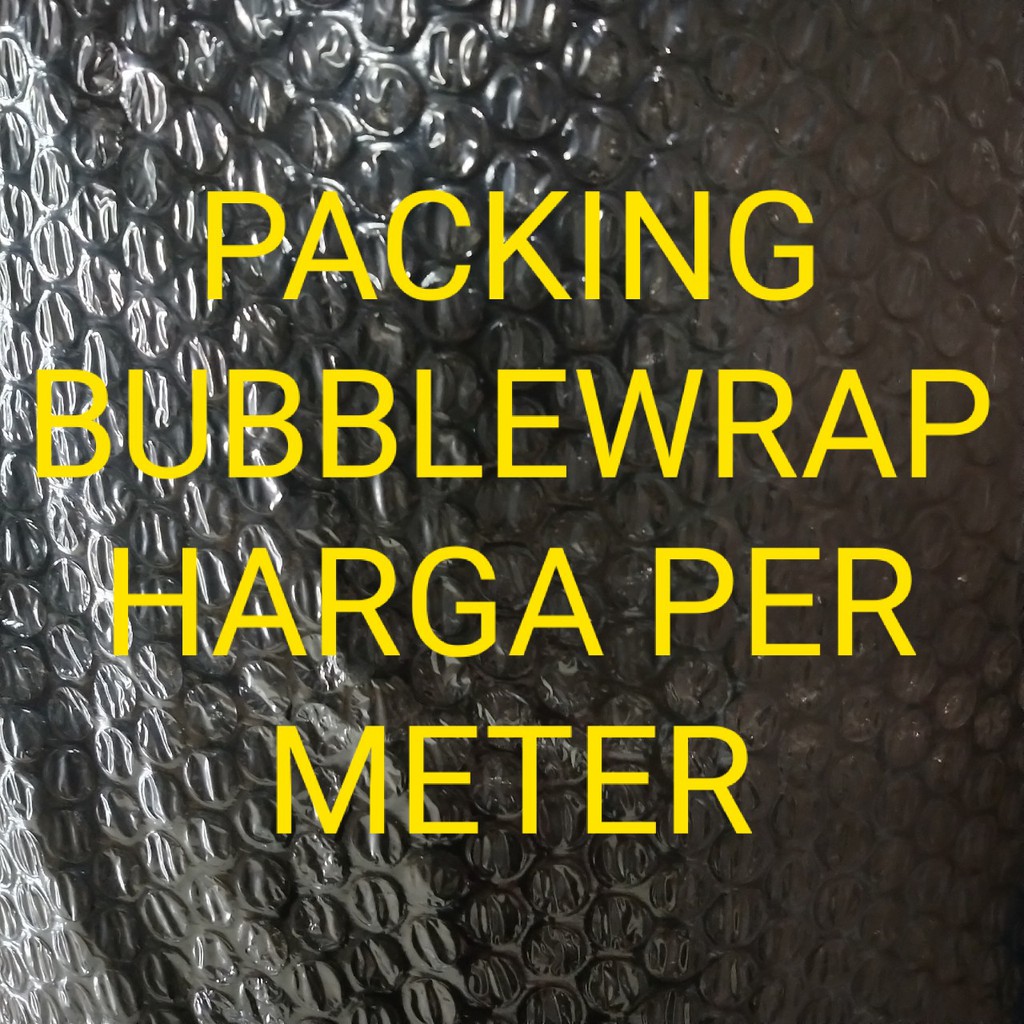 

Packing Bubble Wrap Hitam Harga Untuk 1 Meter x 1.2 Meter High Quality