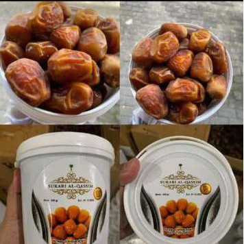 

Kurma sukari ember 850gr korma sukkari alqosim ember