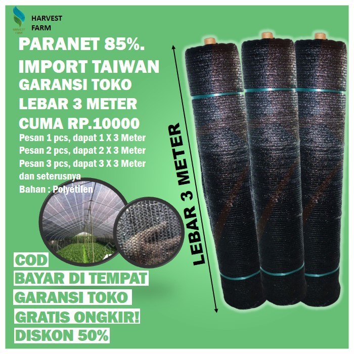 Paranet Tanaman Jaring Paranet Murah Waring Hidroponik Kit Nylon A1289