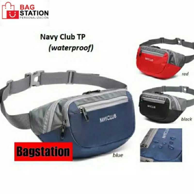 TAS PINGGANG NAVY CLUB ORIGINAL WAIST BAG NAVY CLUB TAS SLING BAG TAS TRAVEL TAS SEPEDA