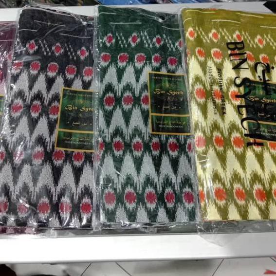 (PROMO) sarung shalat sarung tenun goyor by bin syech ,,,