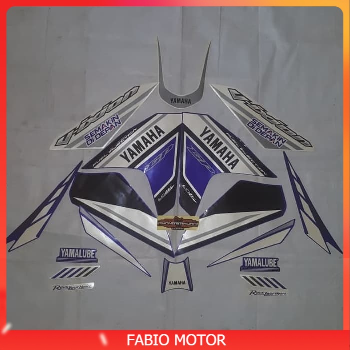 Striping Vixion Lightning Livery GP 2013 Biru Putih