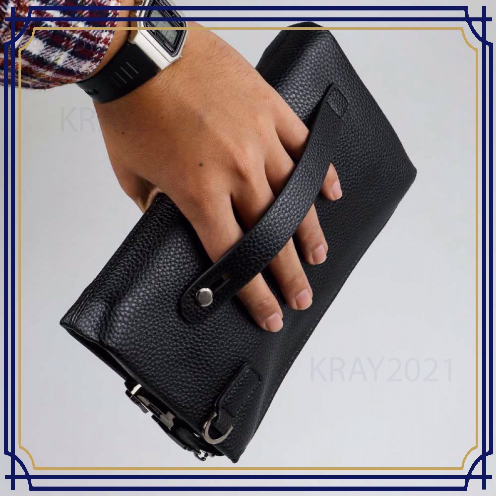 Dompet Pria Anti Theft Password Model Panjang - A180