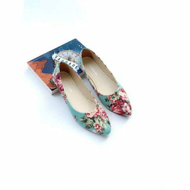 Flatshoes Wanita H13 Sepatu Plat Teplek Balet Wanita Murah-Tosca