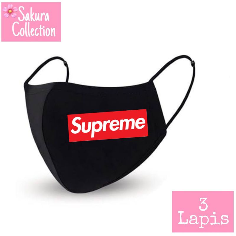 Masker Kain 3 Lapis - Supreme