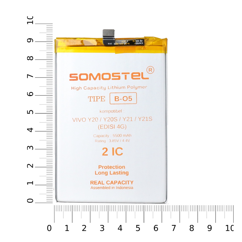 Somostel - B-05 Vivo Y20 / Y20S / Y12S Batre Batrai Baterai