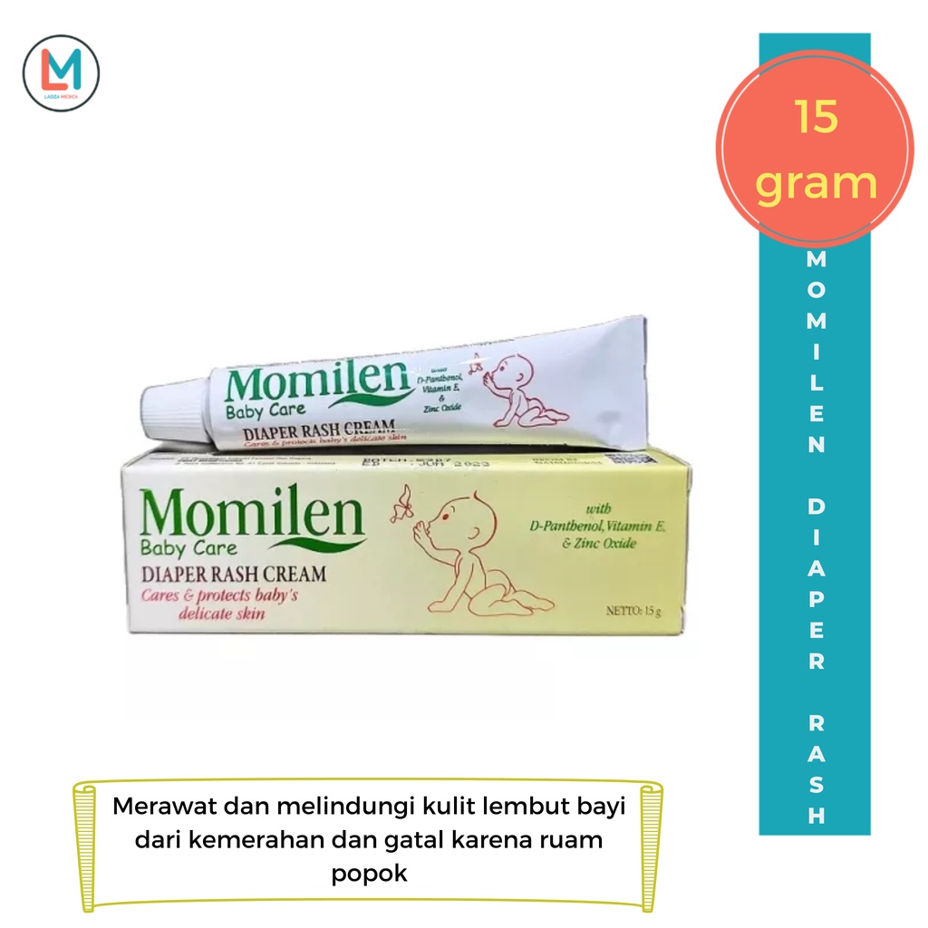 Momilen Diaper Rash Cream 15 gram | Krim Ruam Popok