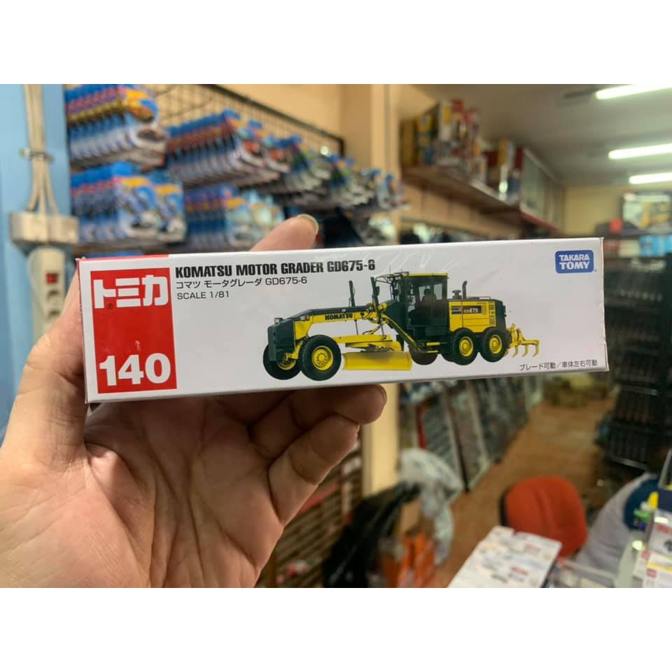 Tomica Long 140 Komatsu Motor Grader GD675-6