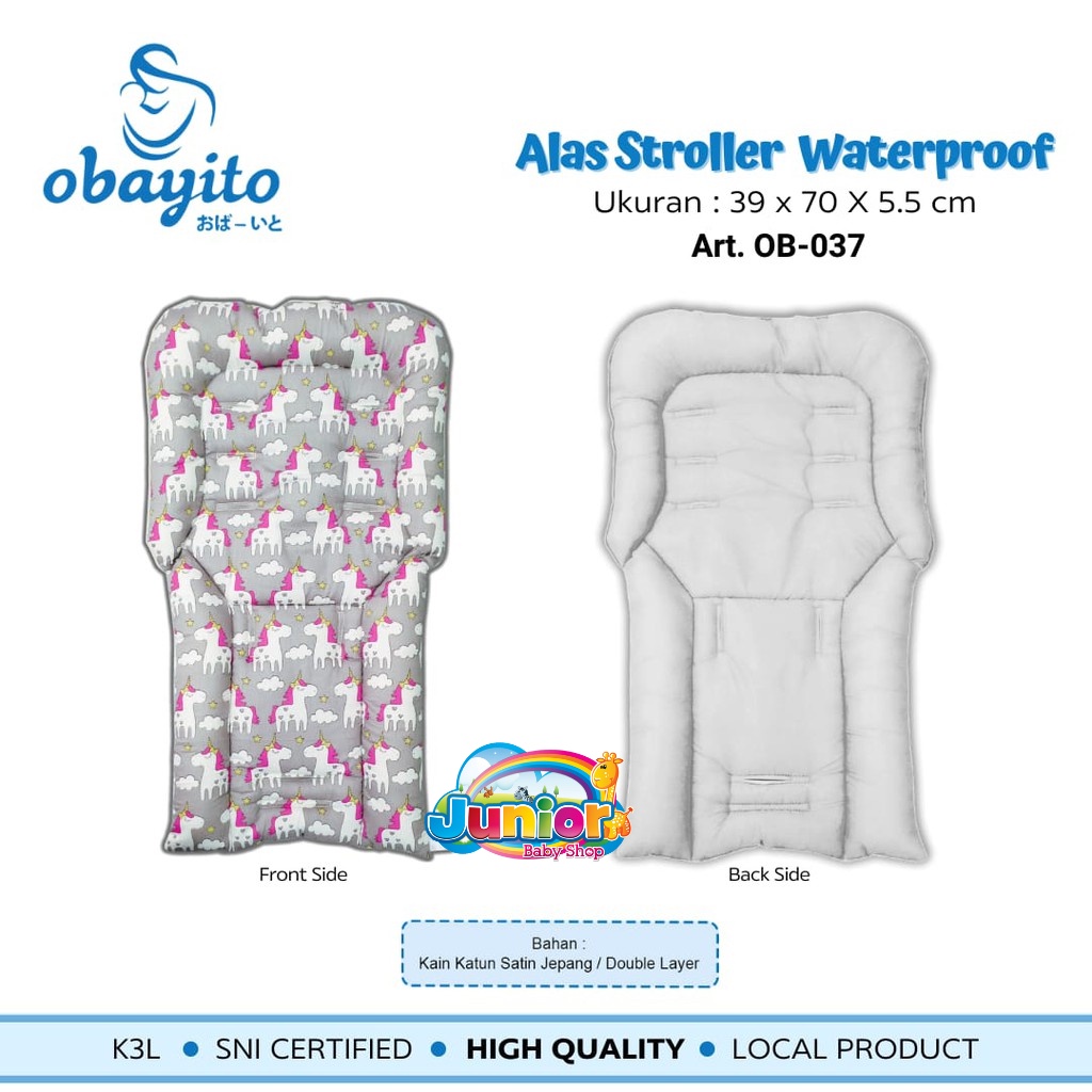 Obayito Alas Stroller Waterproof Vacuum OB-037 - Motif Random