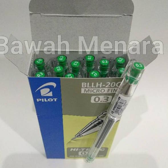 

Harga TERMURAAH.. Lusin Grosir Pulpen Pilot 0.3 Hitech Hi-tech Pack