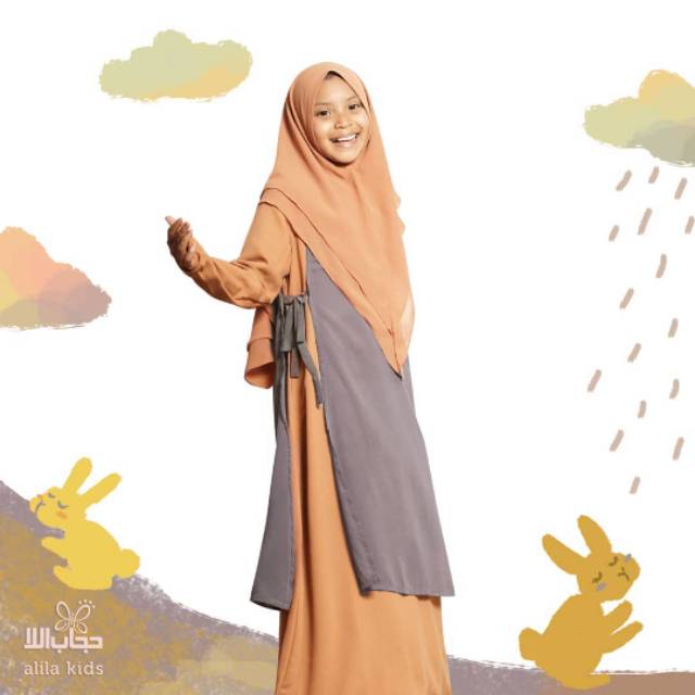 Gamis Basic Kids By hijab alila