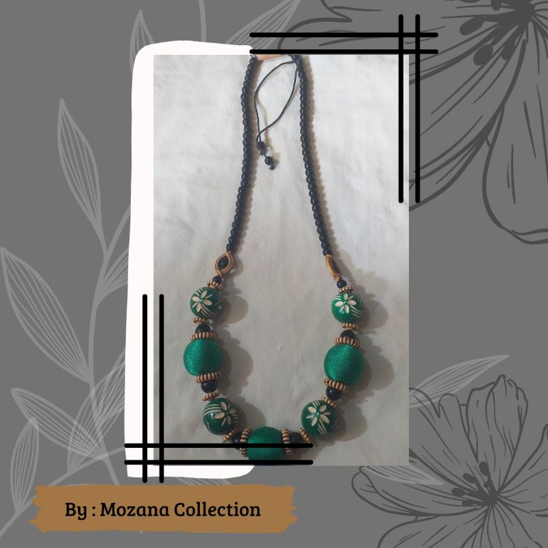 kalung etnik wanita kebaya hijab m5