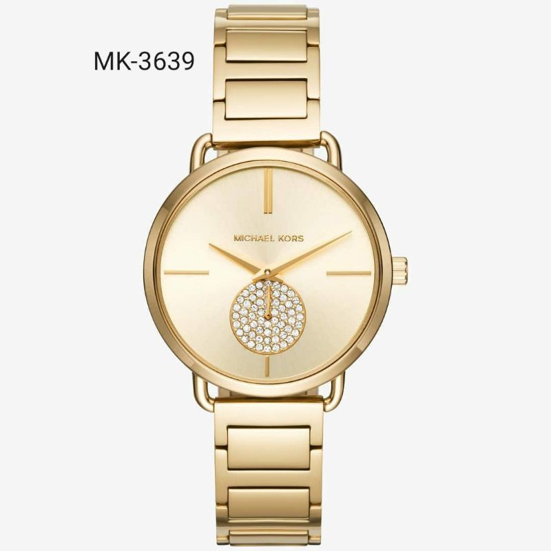 JAM TANGAN PRIA WANITA | RANTAI | KULIT | KARET | MURAH | MICHAEL KORS TIPE MK-3639 ORI - FOR LADIES