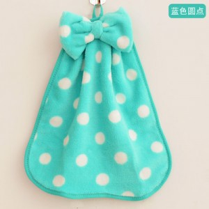 AGG-40 Lap Tangan Handuk Hand Towel Microfiber / Micropiber Wastafel Pita Dapur Polkadot